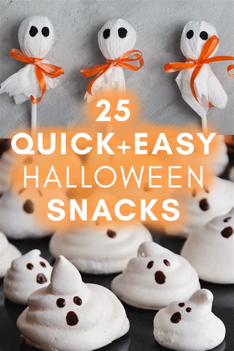 27 Of The Best Easy Kid Friendly Halloween Treats Easy Halloween