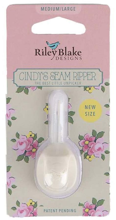 Cindy S Cream Medium Large Seam Ripper By Riley Blake