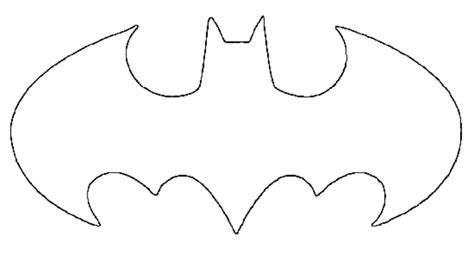 Batman Symbol Stencil