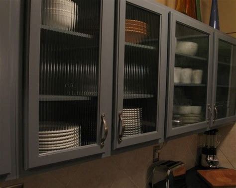 Reeded Glass Inserts Design Pictures Remodel Decor And Ideas Types Of Kitchen Cabinets