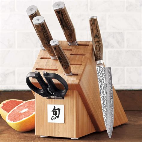 Check spelling or type a new query. Shun Premier 7-Piece Block Set | Sur La Table | Kitchen ...