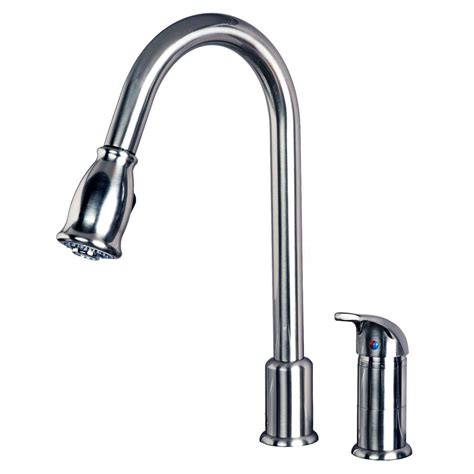 10 best kitchen sink faucets of february 2021. 16" Pull-Down Spray Kitchen Sink Faucet Stainless Steel ...