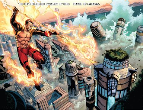 Phoenix Five Namor Destroys Wakanda Comicnewbies