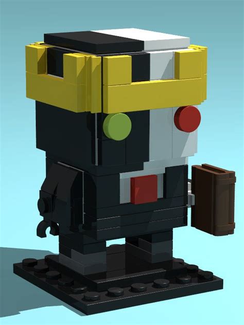 Lego Moc Ranboo Brickheadz By Kittymoomooe Rebrickable Build