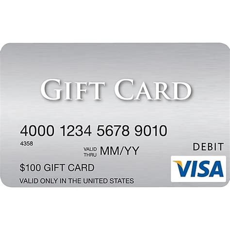 And, lost or stolen gift cards can be replaced if previously registered. Visa® $100 Gift Card at Staples