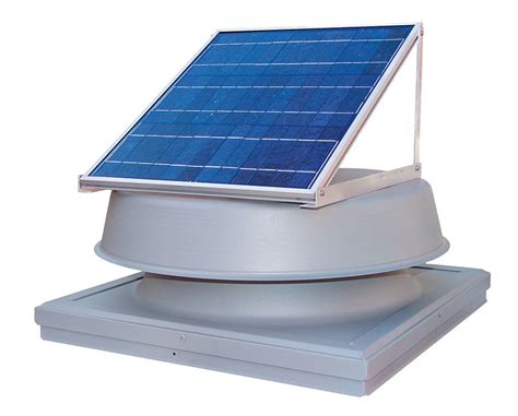 Natural Light Energy Systems Solar Attic Fan Curb Mounted