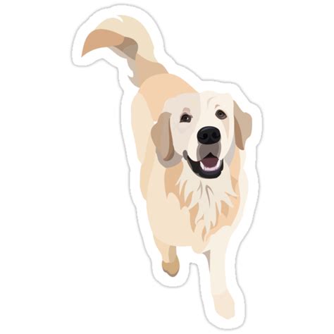 Golden Retriever Doggo Stickers By Gumidomino Redbubble