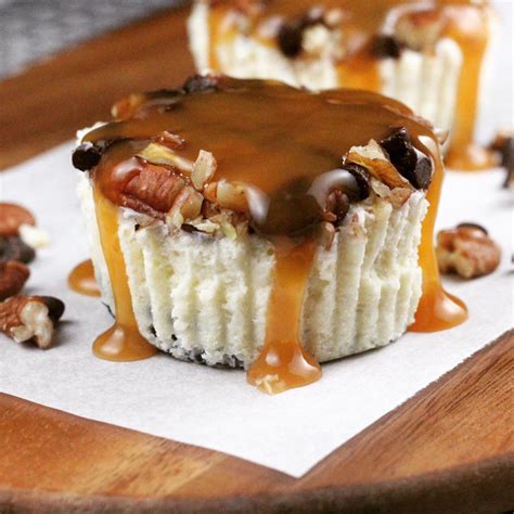 Turtle Cheesecake Minis Alisons Pantry Delicious Living Blog