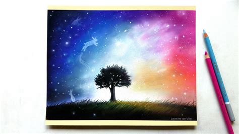 Scenery drawing pencil pencil drawings art drawings soft pastel art soft pastels galaxy. Galaxy Pencil Drawing at PaintingValley.com | Explore ...