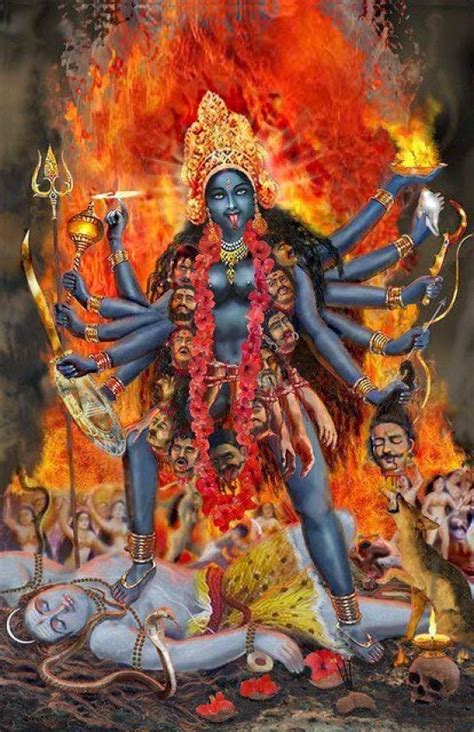 Fortunately, the mighty shiva stopped kali's destructive rampage by lying down in her path, and when the goddess realised just who she was standing on, she finally calmed down. Om Shiv Goraksh: Some interesting weapons of Ancient GODS