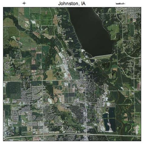Aerial Photography Map Of Johnston Ia Iowa