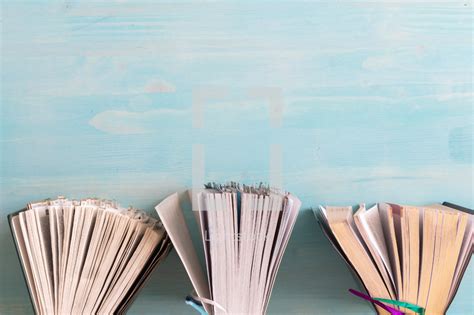 Book Spines Border On Wood Background — Photo — Lightstock
