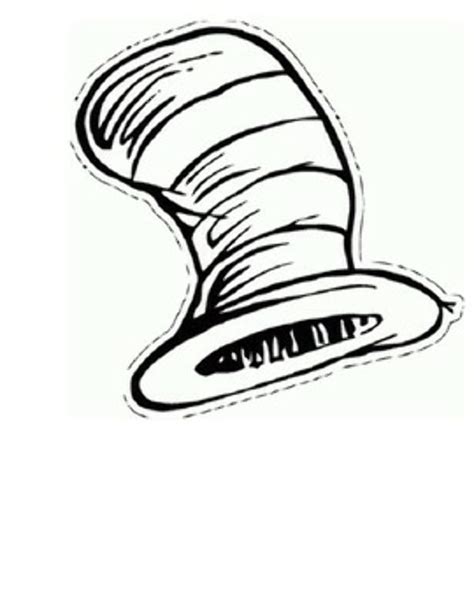 Download High Quality Cat In The Hat Clipart Template Transparent Png