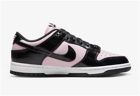 This Nike Dunk Low Comes In Black Pink Patent Leather Snkrdunk Magazine