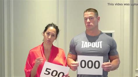 Nude 500k Celebration John Cena And Nikki Bella Stay True To Their