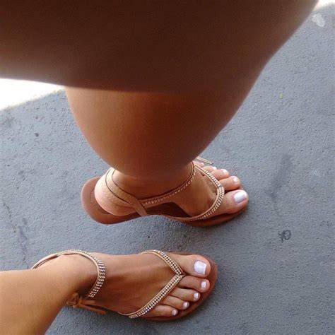 Lovely Legs Ending In Thong Sandals Thongsandals