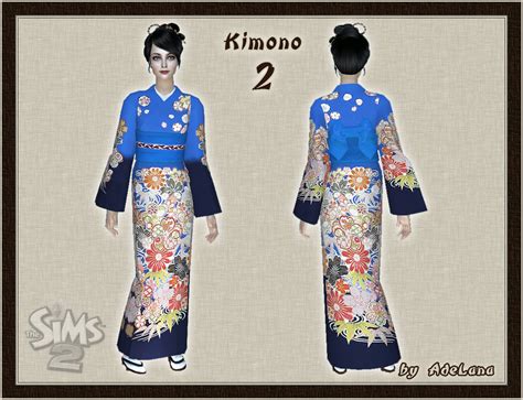 Mod The Sims Japanese Kimono Collection Maxis Mesh