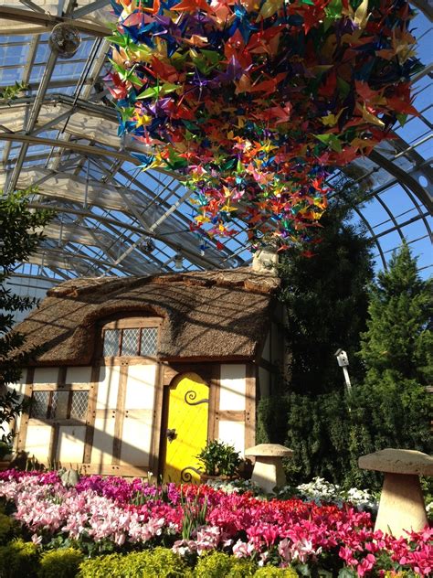 Origami Cranes For Beauty And Luck Lewis Ginter Botanical Garden