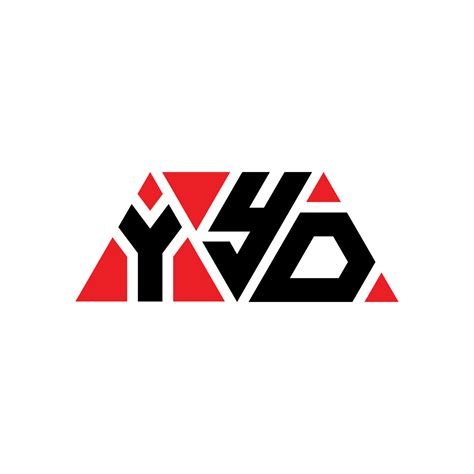 Yyd Triangle Letter Logo Design With Triangle Shape Yyd Triangle Logo