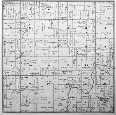 Franklin Township Plat Map Of Marion County Iowa