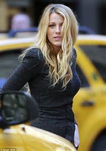 Blake Lively Shows Off Her Slim Figure In A Clingy Top And