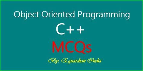 Object Oriented Programming In C Mcq With Answers Pdf 2023