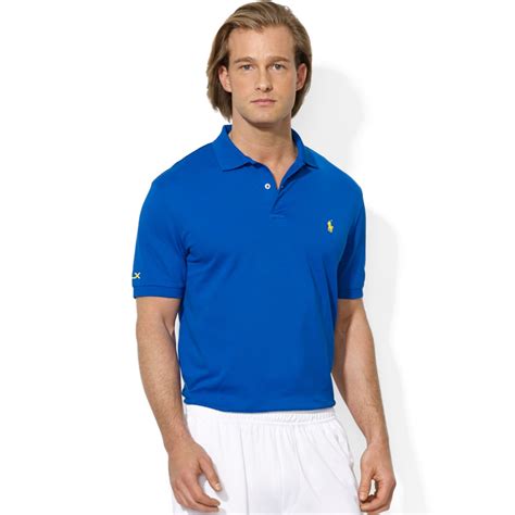 Lyst Polo Ralph Lauren Polo Performance Polo Shirt In Blue For Men