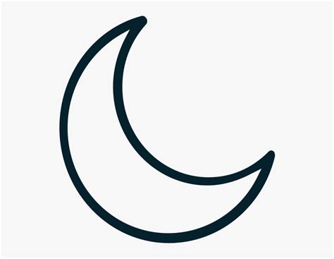 Moon Icon White Half Moon Shape Hd Png Download Transparent Png