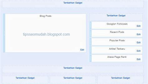 Cara Memasang Widget Di Blogger