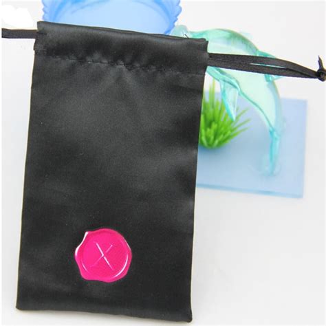 500pcs Satin Drawstring Bags 1025cm Custom T Pouches Satin Silk