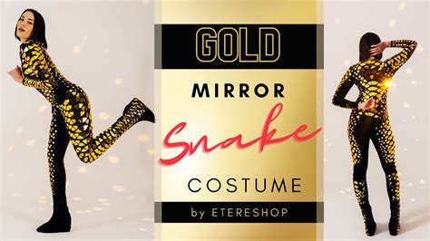 Avantgardista 2022 Gold Mirror Snake Costume By Etereshop Youtube