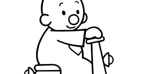 Bumba op scooter Kleurplaten / colouring pictures Pinterest Scooters