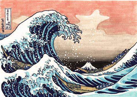 Japanese Wave Wallpaper - WallpaperSafari