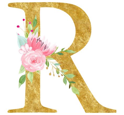 Clip Art Of A Fancy Letter R Stock Photos Pictures And Royalty Free