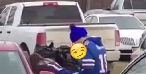 Bills Fans Caught Getting Busy In Parking Lot Blacksportsonline