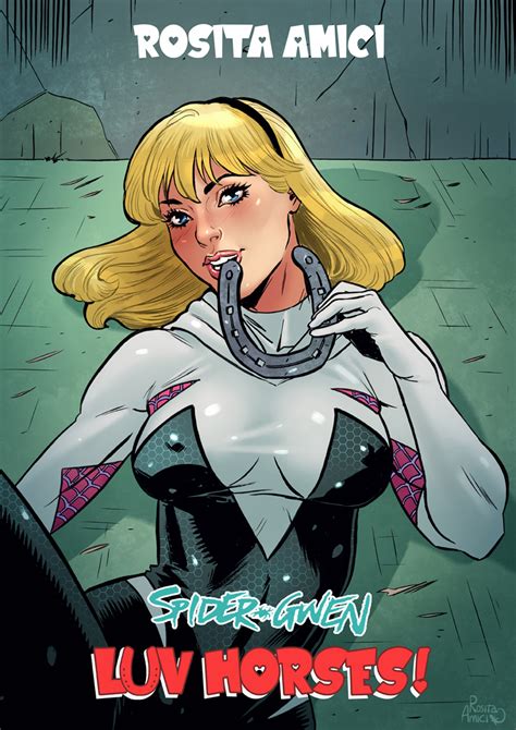 Spider Gwen Luv Horses By Geckup Hentai Foundry