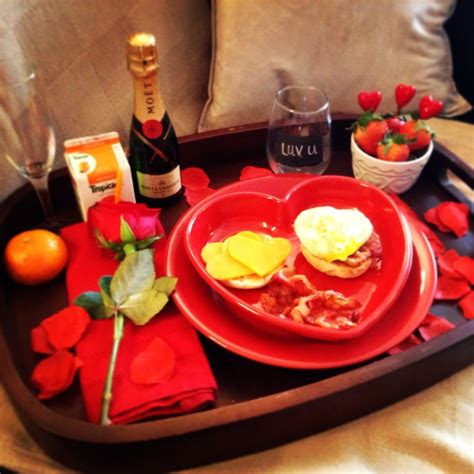Breakfast In Bed Valentines So Romantic Pinterest