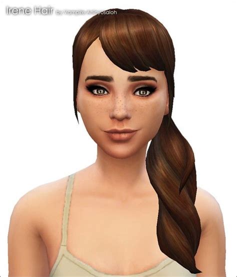 Mod The Sims Irene Hair New Mesh By Vampireaninyosaloh • Sims 4