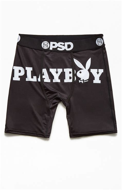 Psd Underwear Playboy Logo Boxer Briefs Pacsun