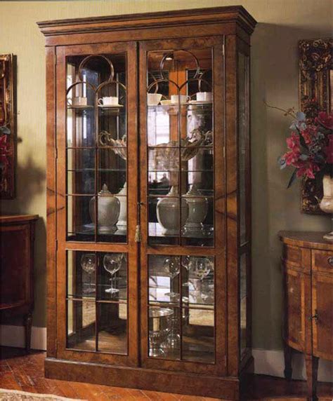Check spelling or type a new query. Walnut Curio Display Cabinet - Traditional - Decorative ...
