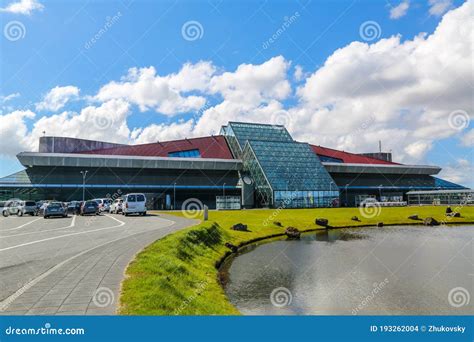 Keflavik International Airport Terminal Building In Iceland Editorial