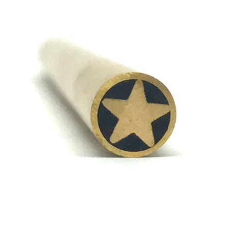 Star Mosaic Pin Inlay Custom Knife Making 14 X 5 34 Brass 1 Pin