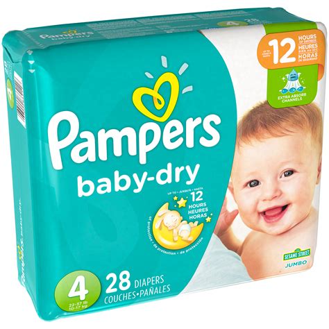 Pampers Baby Dry Size 4 Diapers 28 Ct Pack La Comprita
