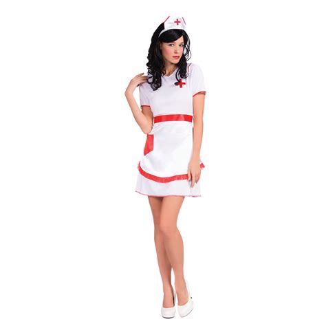 Women Nurse Uniform Hospital Scrubs Outfit Cosplay Halloween Costume Walmart Com