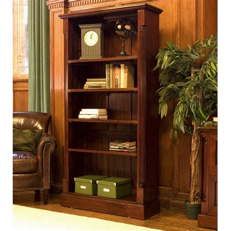 Do you need to fit large bins to tuck some extra blankets away? Elegant Mahogany Large Bookcase