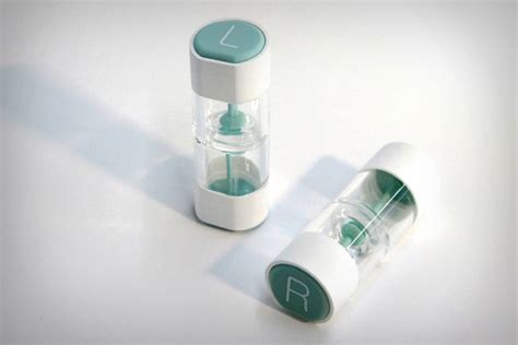 How often should i replace contact lens cases? This contact lens case is a 'clear' winner | Yanko Design