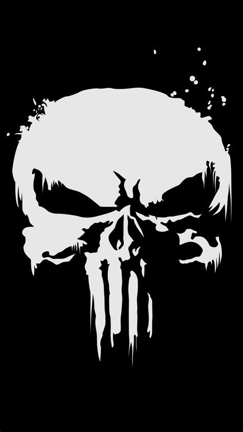 Download “the Punishers Iconic Symbol Of Vengeance” Wallpaper