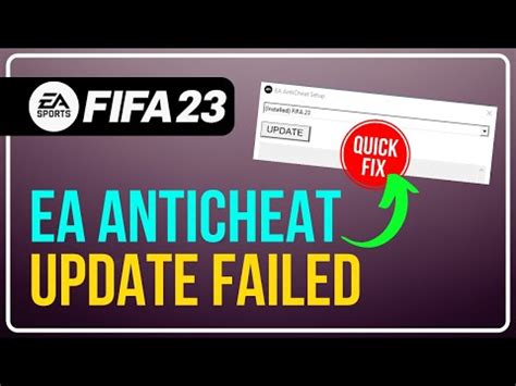 Anti Cheat Fifa Failure During Update Process Bug Anti Cheat Fifa Pc Fifa Anti