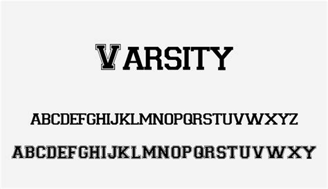 Varsity Regular Font Varsity Regular Font Download