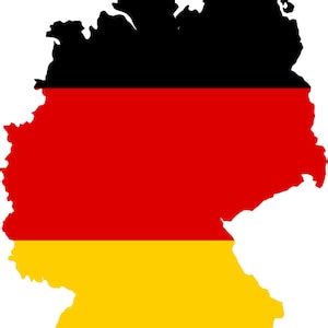 Pieces Germany Outline Map Flag Vinyl Decals Stickers Full Etsy